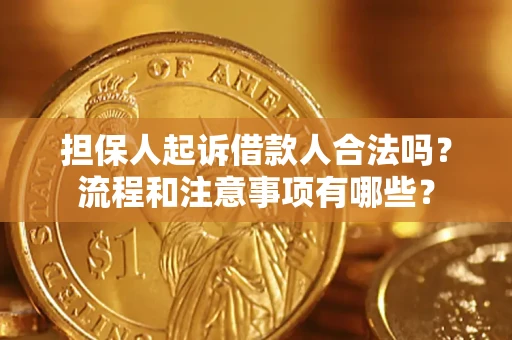 济南担保人起诉借款人合法吗？流程和注意事项有哪些？