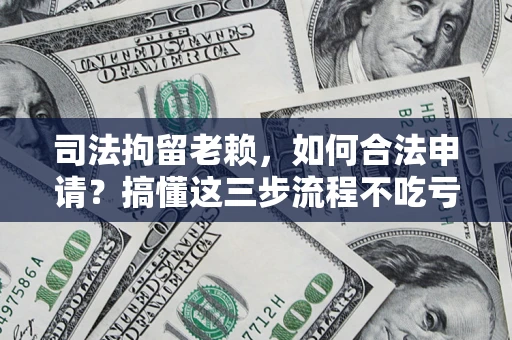 济南司法拘留老赖，如何合法申请？搞懂这三步流程不吃亏！