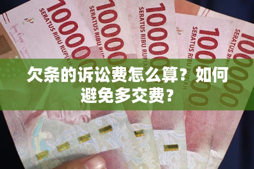 济南欠条的诉讼费怎么算？如何避免多交费？