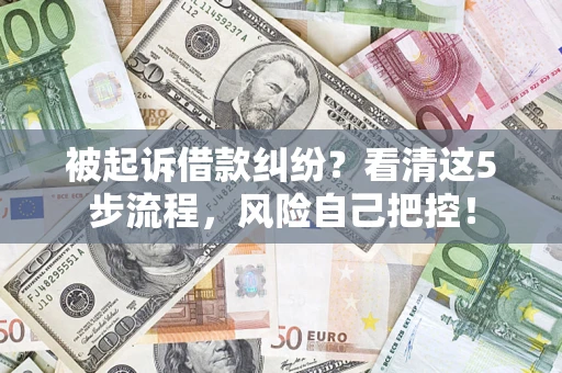 济南被起诉借款纠纷？看清这5步流程，风险自己把控！