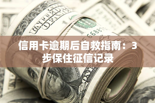 济南信用卡逾期后自救指南：3步保住征信记录