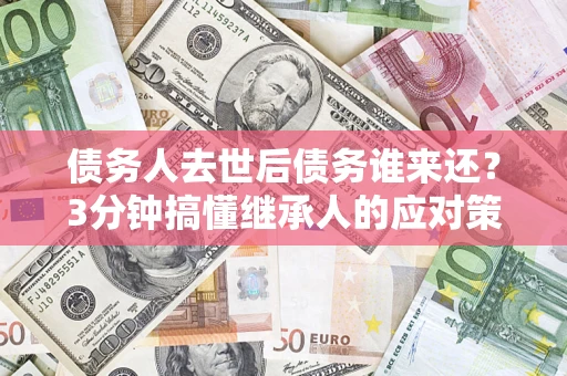 济南债务人去世后债务谁来还？3分钟搞懂继承人的应对策略