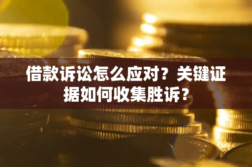 济南借款诉讼怎么应对？关键证据如何收集胜诉？