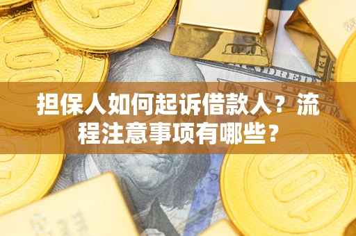 济南担保人如何起诉借款人？流程注意事项有哪些？